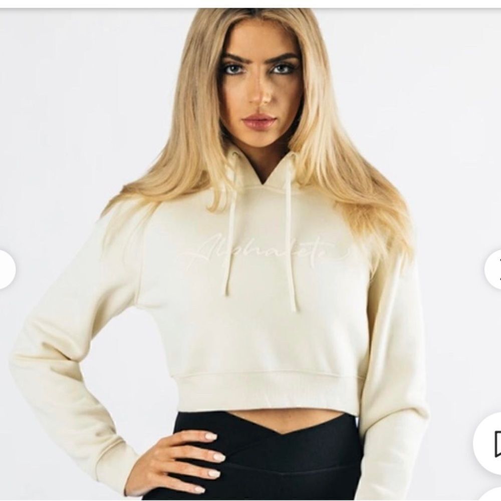 Alphalete cropped hoodie size small